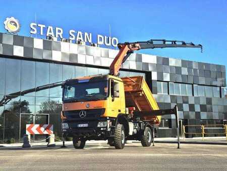 Sonstige 2011 Mercedes-Benz ACTROS 1841 4x4 PALFINGER PK 22002 CRANE KIPER (1)