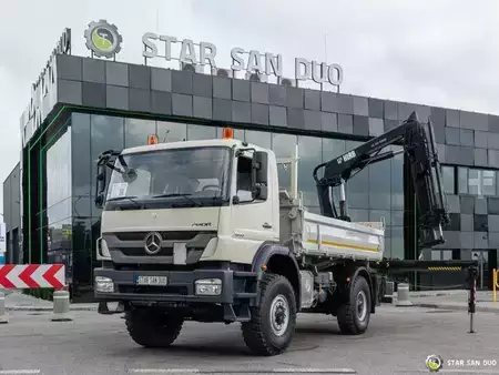 Sonstige 2012 Mercedes-Benz AXOR 1833 4x4 HIAB 166 Crane Kipper (11)
