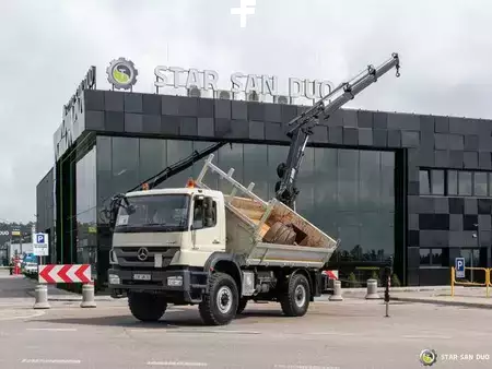 Sonstige 2012 Mercedes-Benz AXOR 1833 4x4 HIAB 166 Crane Kipper (9)