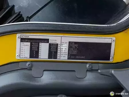 Ostatní 2007 Scania P340 4x4 PALFINGER PK 27002 Crane (11)