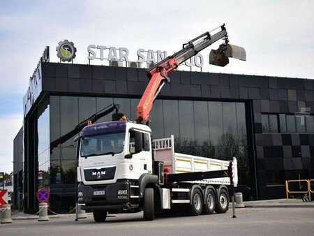Annet 2011 MAN TGS 35.400 8X4 PALFINGER PK 33002 CRANE KIPPER (5)