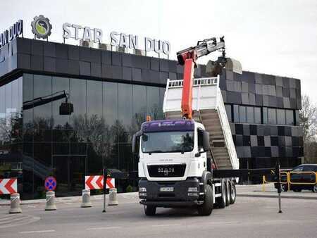 Annet 2011 MAN TGS 35.400 8X4 PALFINGER PK 33002 CRANE KIPPER (6)