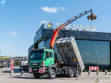 Andet 2014 MAN TGS 33.440 6x4 PALFINGER PK 22002 Crane Tipper (7)