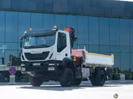 Overige 2016 Iveco TRAKKER 450 4x4 Palfinger 18002 EH Crane Kipper (14)