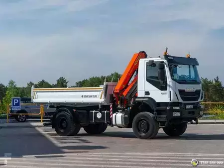 Overige 2016 Iveco TRAKKER 450 4x4 Palfinger 18002 EH Crane Kipper (15)