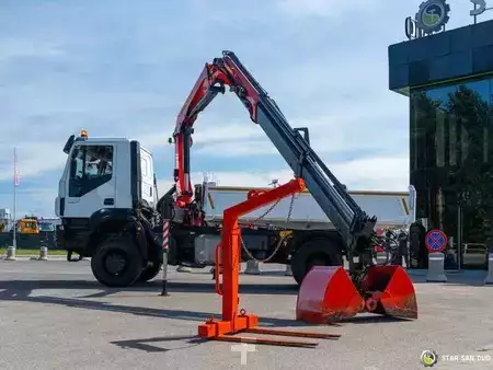 Overige 2016 Iveco TRAKKER 450 4x4 Palfinger 18002 EH Crane Kipper (3)