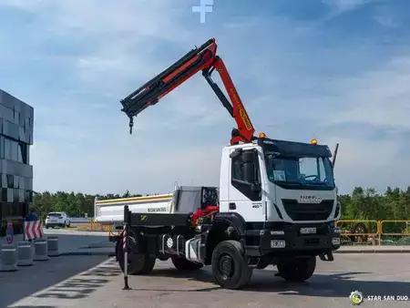 Overige 2016 Iveco TRAKKER 450 4x4 Palfinger 18002 EH Crane Kipper (6)