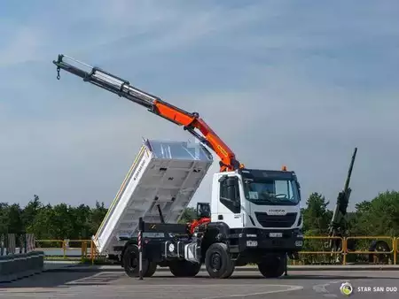 Overige 2016 Iveco TRAKKER 450 4x4 Palfinger 18002 EH Crane Kipper (8)
