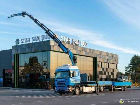 Ostatní 2016 Scania R450 6x2 PALFINGER PK 34002 SH Crane Trailer (1)