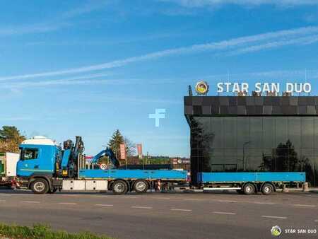 Ostatní 2016 Scania R450 6x2 PALFINGER PK 34002 SH Crane Trailer (8)