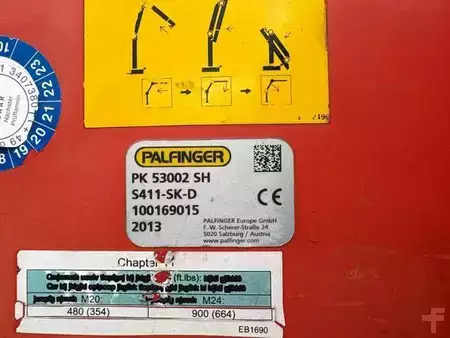 Sonstige 2013 Mercedes-Benz ACTROS 2851 6x2 PALFINGER PK 53002 SH CRANE (15)
