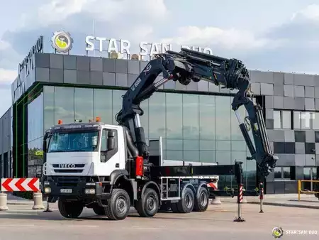 Pozostałe 2008 Iveco TRAKKER 450 8x8 HIAB 800E-7 FLy Jib Winch Crane (5)