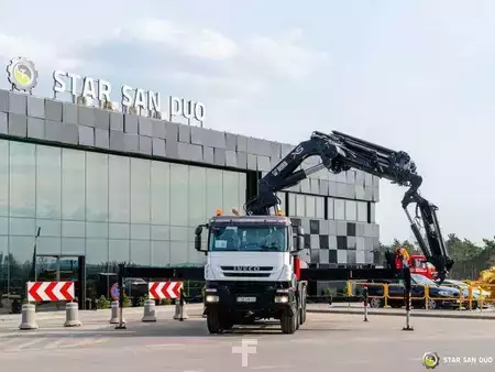 Pozostałe 2008 Iveco TRAKKER 450 8x8 HIAB 800E-7 FLy Jib Winch Crane (6)