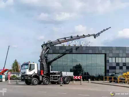 Pozostałe 2008 Iveco TRAKKER 450 8x8 HIAB 800E-7 FLy Jib Winch Crane (7)