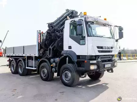 Pozostałe 2008 Iveco TRAKKER 450 8x8 HIAB 800E-7 FLy Jib Winch Crane (9)