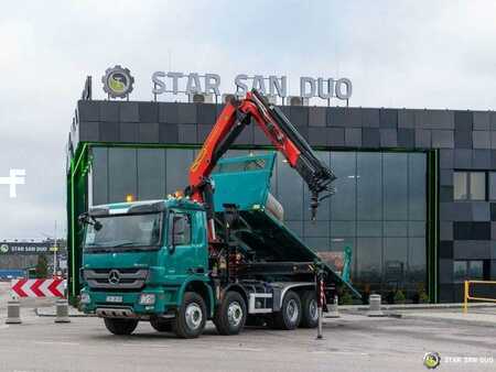Miscelaneo 2010 Mercedes-Benz ACTROS 4151 8x4 Palfinger PK 30002 K Crane Tipp (1)