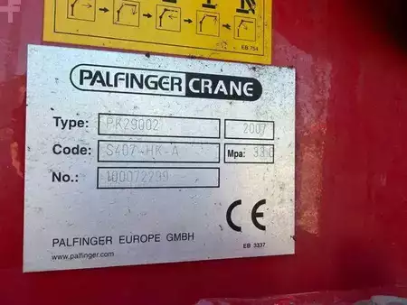 Miscelaneo 2008 Volvo FH 540 6x2 PALFINGER PK 29002 Fly Jib Crane Kra (20)