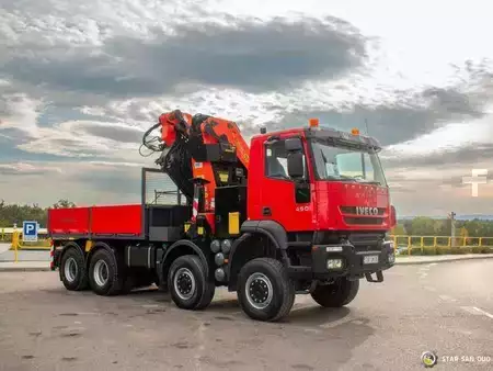Overige 2009 Iveco TRAKKER 450 8x8 Palfinger PK 72002 Crane Winch (12)