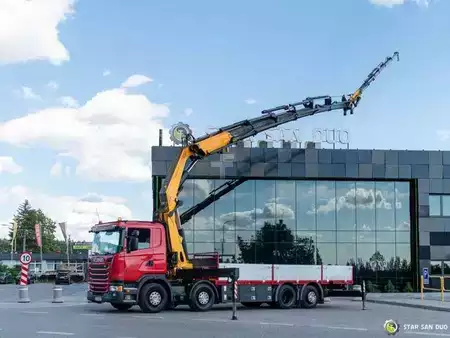 Pozostałe 2014 Scania G410 8x2 FASSI F800BXP.26 Crane FlyJib Winch (1)