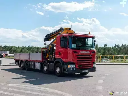 Pozostałe 2014 Scania G410 8x2 FASSI F800BXP.26 Crane FlyJib Winch (11)