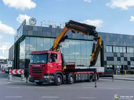 Pozostałe 2014 Scania G410 8x2 FASSI F800BXP.26 Crane FlyJib Winch (3)
