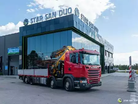 Pozostałe 2014 Scania G410 8x2 FASSI F800BXP.26 Crane FlyJib Winch (8)