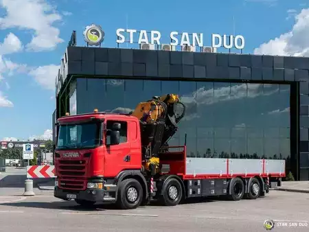 Pozostałe 2014 Scania G410 8x2 FASSI F800BXP.26 Crane FlyJib Winch (9)