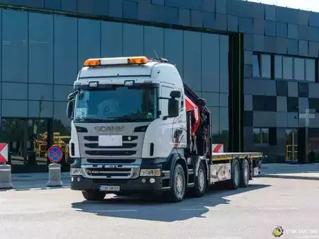 Pozostałe 2011 Scania R480 8x2 Palfinger PK 74002 Crane Fly Jib (13)