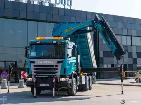 Ostatní 2011 Scania G480 6x4 PALFINGER PK 34002 SH Crane Kipper (3)