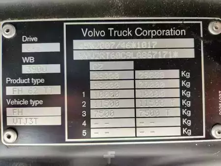 Ostatní 2020 Volvo FH 540 6x2 HMF 5020-K6 Fly Jib Tractor 5th whee (16)