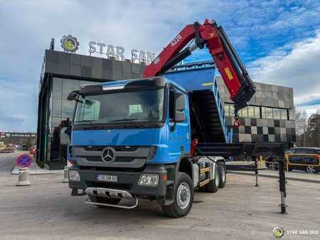 Muut 2009 Mercedes-Benz ACTROS 3341 6x6 HMF 4220 K4 CRANE KIPPER (2)