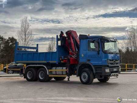 Muut 2009 Mercedes-Benz ACTROS 3341 6x6 HMF 4220 K4 CRANE KIPPER (4)