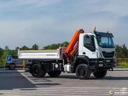 Overige 2016 Iveco TRAKKER 450 4x4 Palfinger 18002 EH Crane Kipper (15)