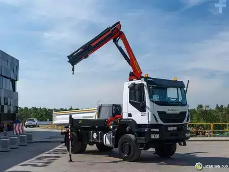 Overige 2016 Iveco TRAKKER 450 4x4 Palfinger 18002 EH Crane Kipper (6)