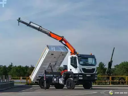 Overige 2016 Iveco TRAKKER 450 4x4 Palfinger 18002 EH Crane Kipper (8)