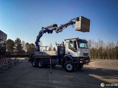 Other 2007 Iveco TRAKKER 450 6x6 PM41S FLY JIB Crane Kipper (11)