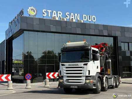 Scania R420 8x4 FASSI F1300 AXP Crane FLY JIB Euro 4