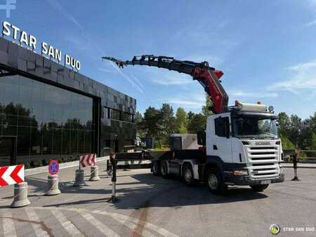 Scania R420 8x4 FASSI F1300 AXP Crane FLY JIB Euro 4