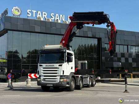 Scania R420 8x4 FASSI F1300 AXP Crane FLY JIB Euro 4