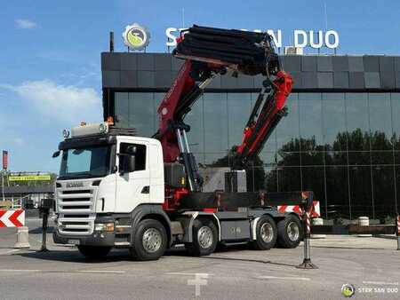 Scania R420 8x4 FASSI F1300 AXP Crane FLY JIB Euro 4