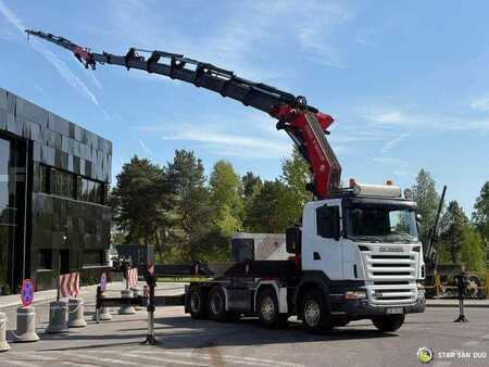 Scania R420 8x4 FASSI F1300 AXP Crane FLY JIB Euro 4