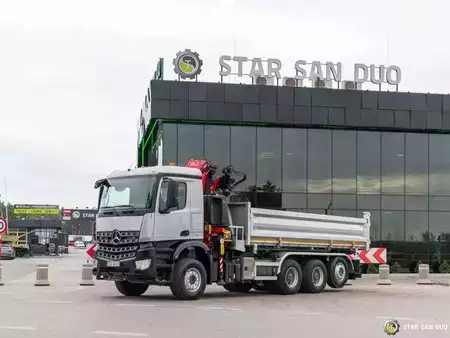 Ostatní 2015 Mercedes-Benz AROCS 3643 8x4 Fassi F235A.2.23 Crane Kipper (14)