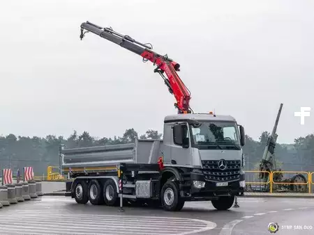 Ostatní 2015 Mercedes-Benz AROCS 3643 8x4 Fassi F235A.2.23 Crane Kipper (3)