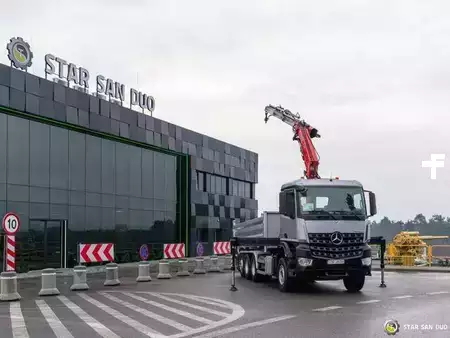 Ostatní 2015 Mercedes-Benz AROCS 3643 8x4 Fassi F235A.2.23 Crane Kipper (9)