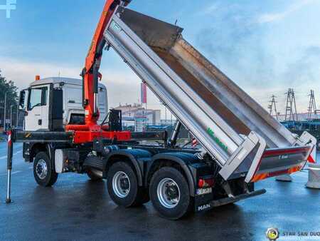 MAN 6x6 TGS 26.360 PALFINGER PK 18002 Kipper KRAN