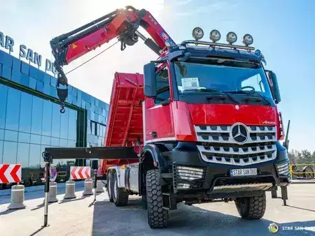 Andet 2018 Mercedes-Benz AROCS 3345 6x6 HMF 3220 Winch Crane tipper (11)
