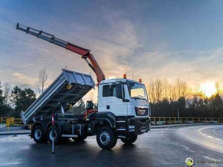 Sonstige 2011 MAN TGS 26.360 6x6 PALFINGER PK 18001 EH Crane Kipe (5)