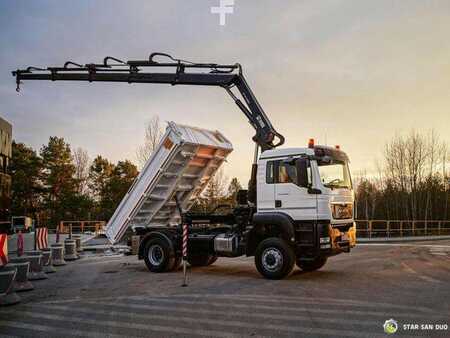 MAN TGS 18.360 4x4 HIAB 144 E-4 Crane Kipper