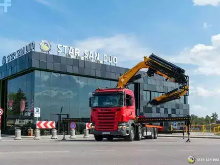 Overige 2006 Scania R420 8x2 FASSI F1100AXP Crane Fly Jib Winch (10)