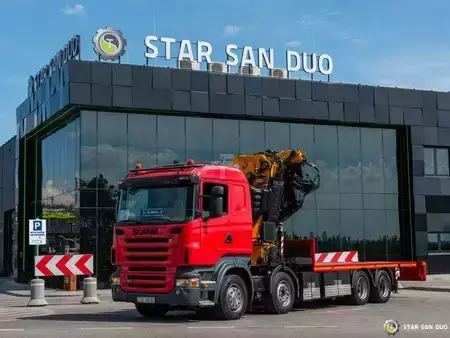 Overige 2006 Scania R420 8x2 FASSI F1100AXP Crane Fly Jib Winch (12)